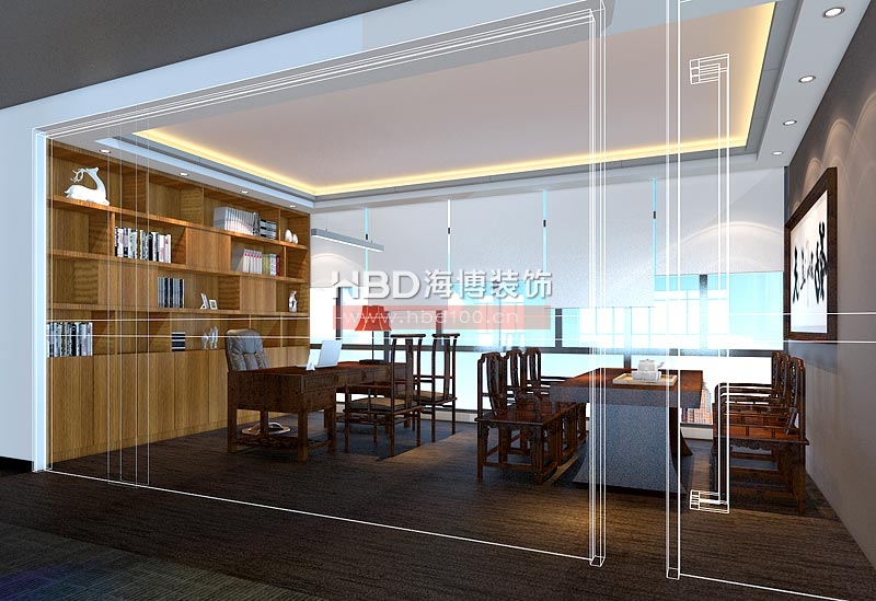 酷果科技辦公室裝修案例 中式經理辦公室 酷果科技辦公室裝修案例 中式經理辦公室