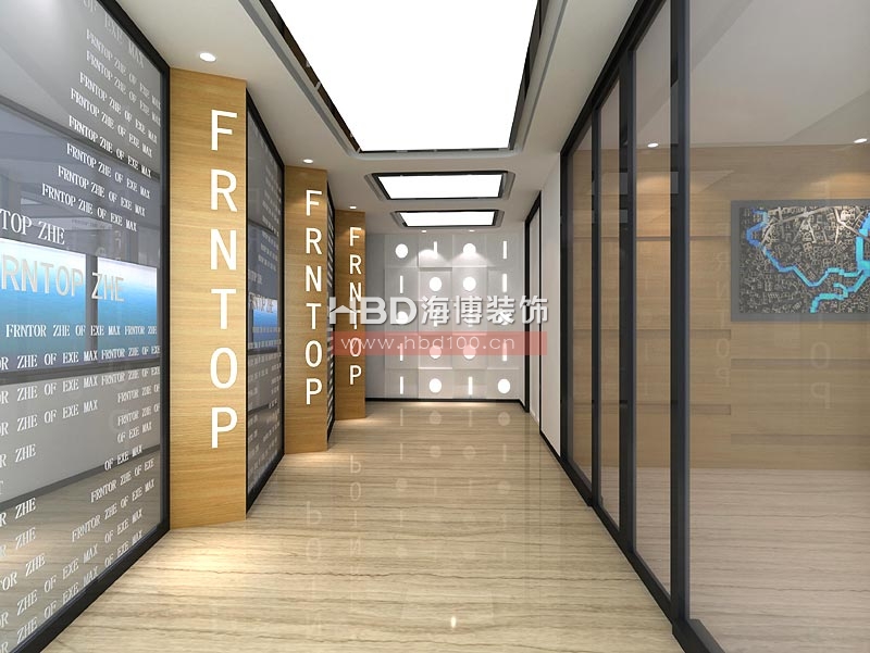 凡拓數碼科技辦公室裝修設計 電梯通道設計 凡拓數碼科技辦公室裝修設計 電梯通道設計