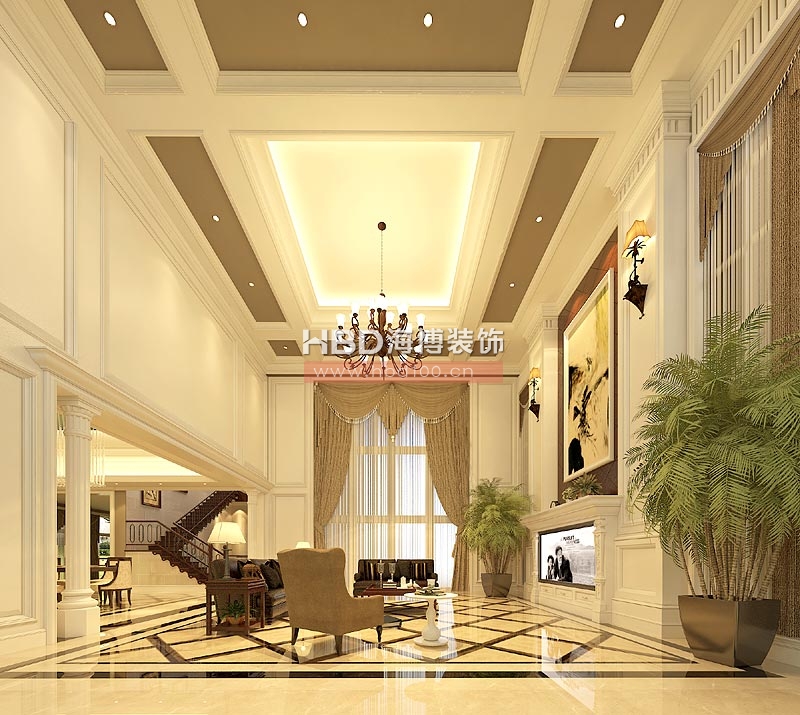 玖瓏湖別墅裝修客廳設計.jpg 玖瓏湖別墅裝修客廳設計.jpg