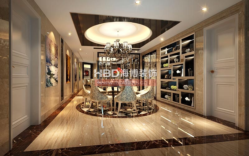 華標品峰別墅設計,餐廳設計效果圖.jpg 華標品峰別墅設計,餐廳設計效果圖.jpg