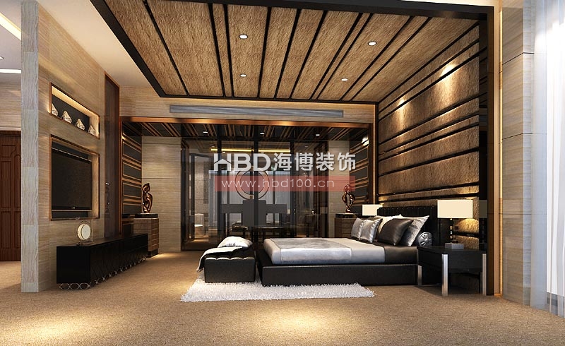 簡約奢華風格別墅裝修主臥設計.jpg 簡約奢華風格別墅裝修主臥設計.jpg