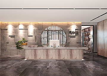 富力新天地恩珍源人參公司前廳設(shè)計裝修 富力新天地恩珍源人參公司前廳設(shè)計裝修