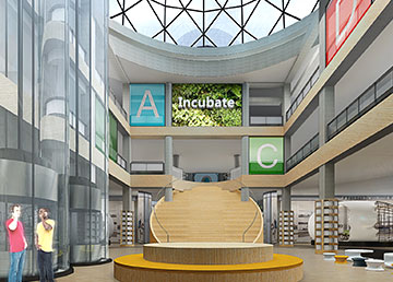 廣州新基地創(chuàng)意產(chǎn)業(yè)園規(guī)劃設計  南華廣場孵化中心